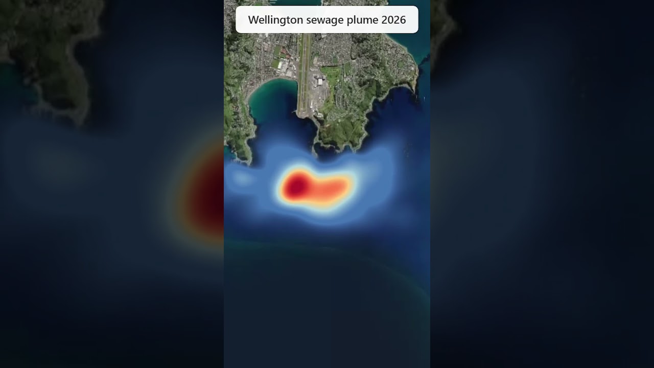Where Wellington's sewage is drifting in the harbour | RNZ