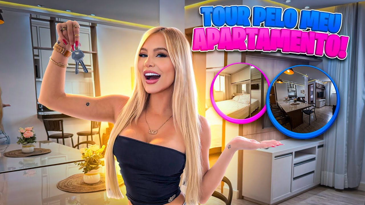 TOUR PELO MEU APARTAMENTO!!!