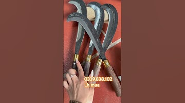 Dao quắm mun ngắn