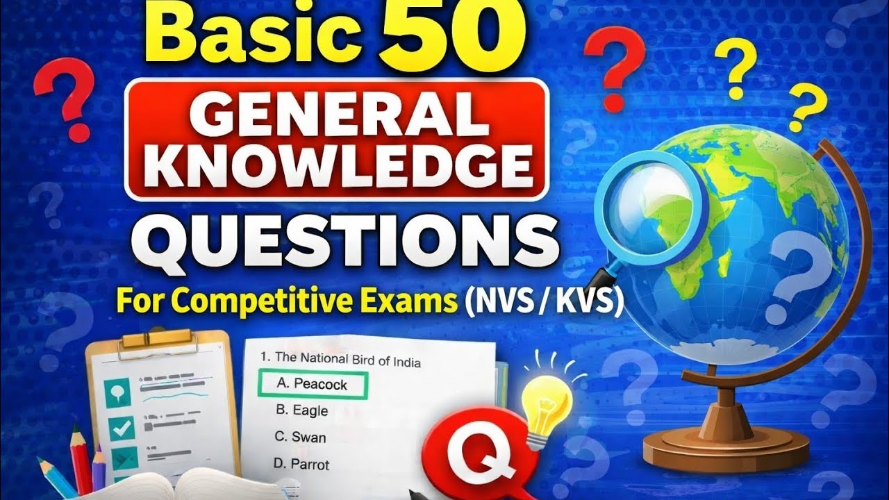 G.K Basic questions for competitive exam 