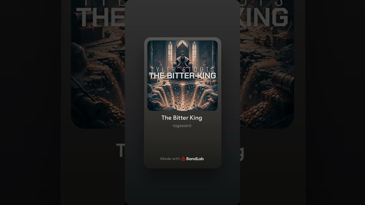 "The Bitter King" by: Tyler J Stoots