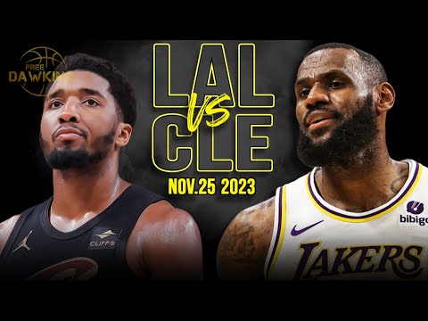 Los Angeles Lakers vs Cleveland Cavaliers Full Game Highlights | Nov 25, 2023 | FreeDawkins