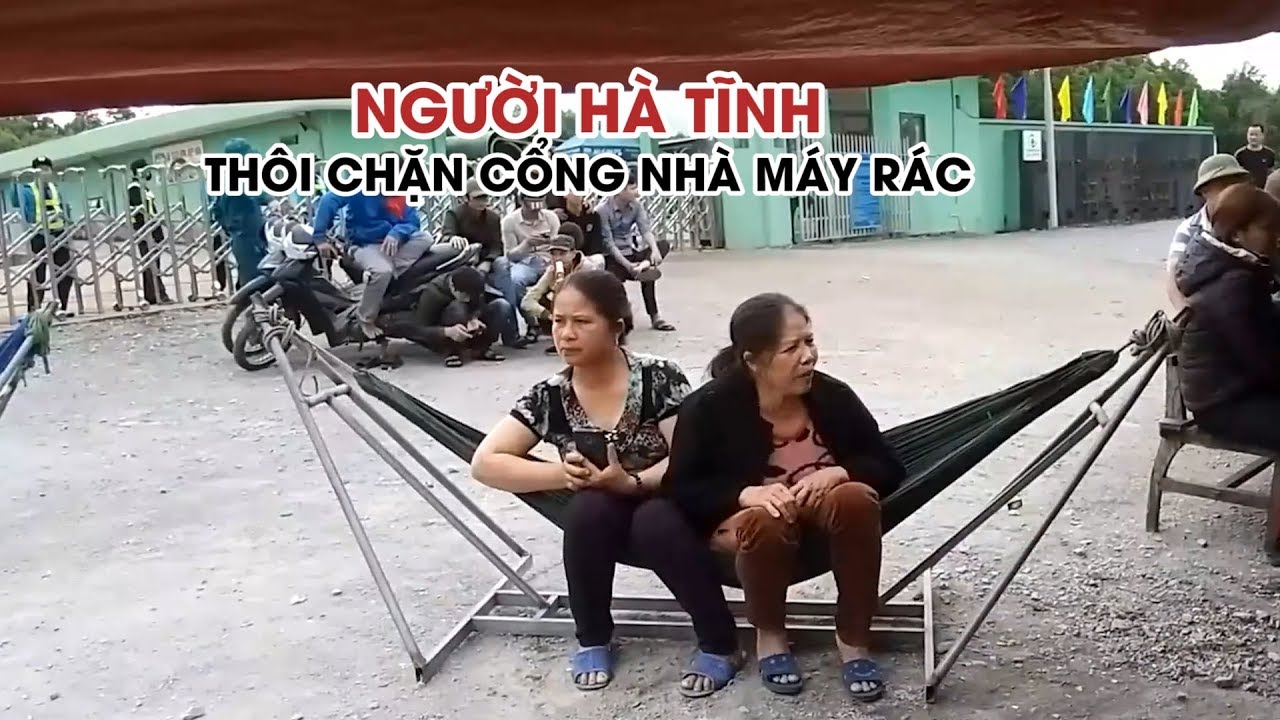 Được hứa cho gặp lãnh đạo tỉnh, người dân Hà Tĩnh thôi chặn cổng nhà máy rác