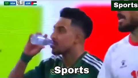ملخص مباراه الاردن والسعوديه 2 0 اهداف السعوديه والاردن مباراه جنونيه 🔥⚽