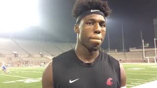 Safety Jalen Thompson post scrimmage 8-11