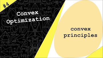 Lecture 4 | Convex Optimization Principles | Convex Optimization by Dr. Ahmad Bazzi