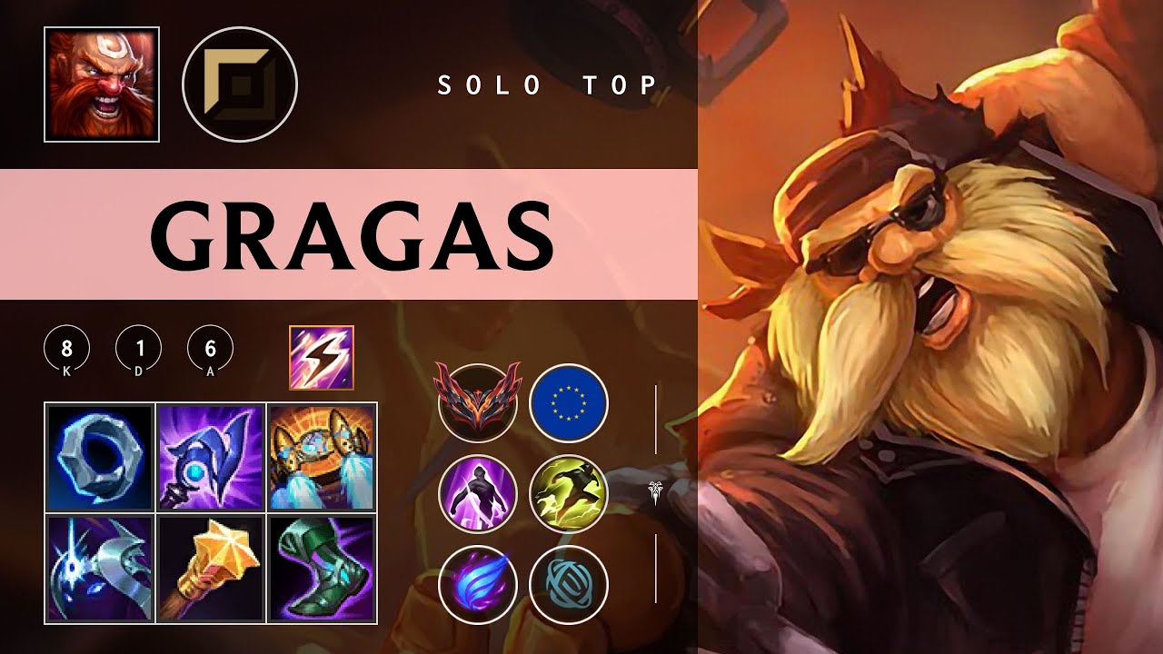 Gragas Top vs Kled - EUW Grandmaster Patch 26.01