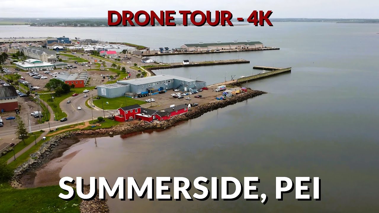 Summerside Skyline: A Majestic 4K Drone Tour of PEI's Coastal Gem