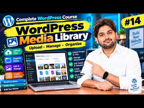 WordPress Media Library Tutorial for Beginners | WordPress Course #14