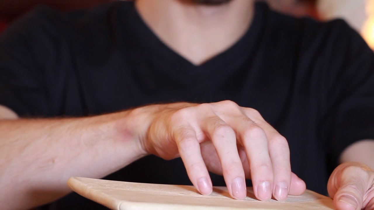 ASMR triggers for ultimate stress relief, wood tapping and scratching