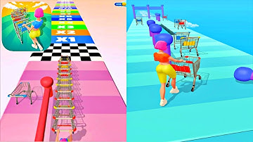 Grocery Cart Run - All Levels Gameplay Walkthrough Android,iOS Part1