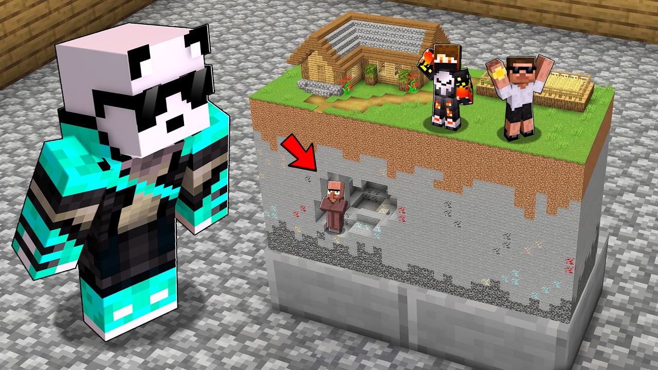 I Trapped My Friends in a TINY CHUNK in Minecraft!