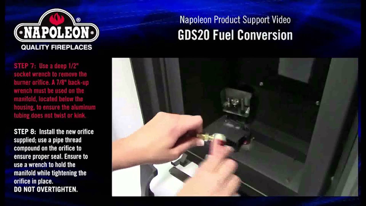 Napoleon GDS20 Fuel Conversion Tutorial YouTube
