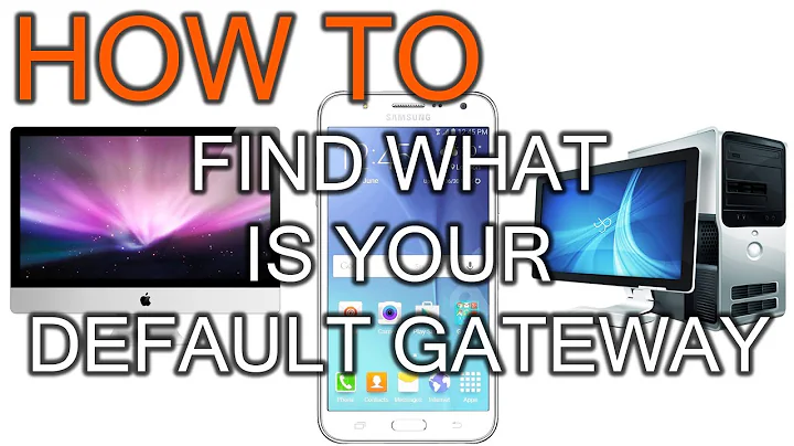 How to Find Your Default Gateway or router IP Address on PC / MAC / ANDROID