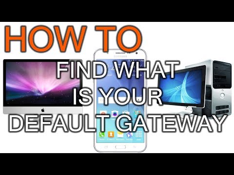 Video: How To Find Out Your Gateway