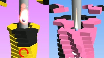 Helix Stack Jump ​- All Levels Gameplay Android,ios (Levels 28-29)