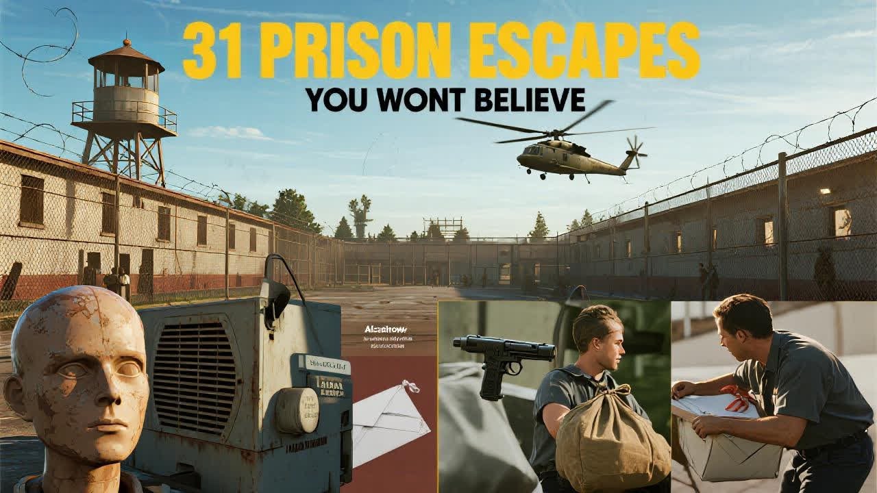 31 Strangest Prison Escapes in US History | Bizarre Breakouts That Stunned America