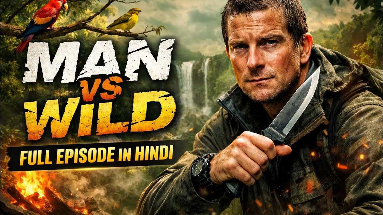 Man vs wild in hindi bear grylls full episode (1080p) 
