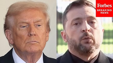 Reporter Asks Zelensky Point Blank If He Thinks Trump Is Still 