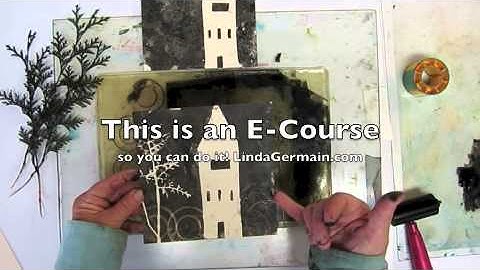 video set up - Make Your Mark with Monotypes