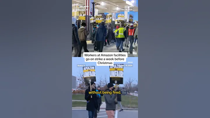Workers at Amazon facilities go on strike a week before Christmas