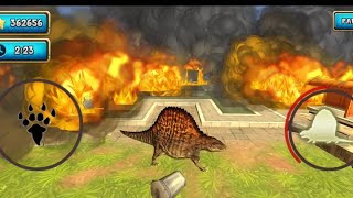 DINOSAUR SIMULATOR DINO WORLD - DIMETRODON GAMEPLAY screenshot 2