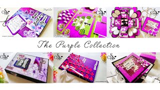 Purple Handmade Gifts Collection : Scrapbooks, Cards & Explosion Box | S Crafts