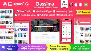 Famous Classima – Classified Ads WordPress Theme Free Download Net Worth