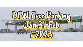 Free Parking at DFW International Airport Tuesday and Wednesday only