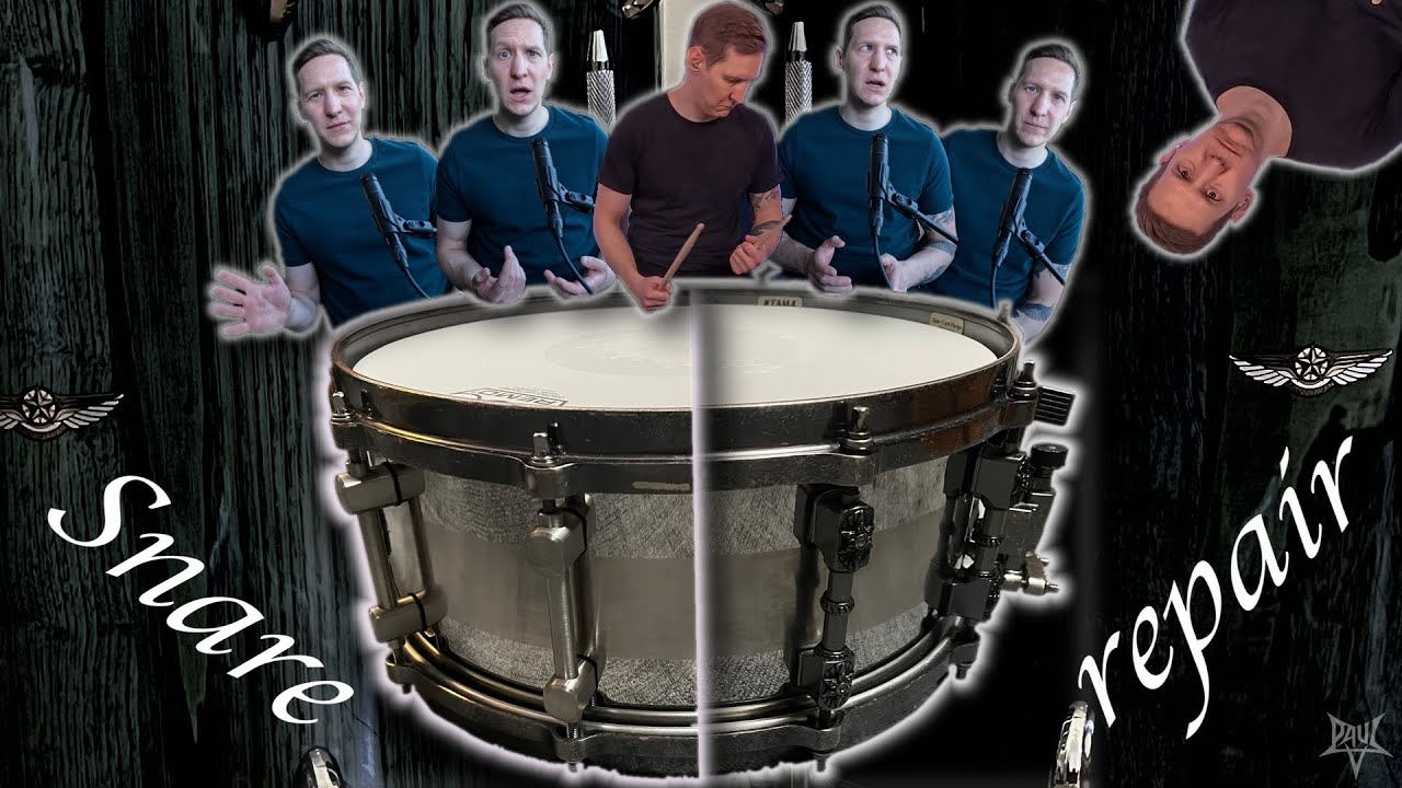 Repairing my Tama Warlord Spartan Snare | Paul On Drums