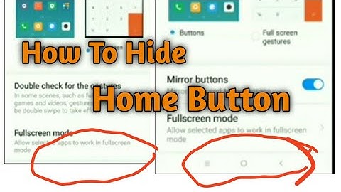 Mi Redmi All Model Home Back Button Not Showing Problem 100% Solution