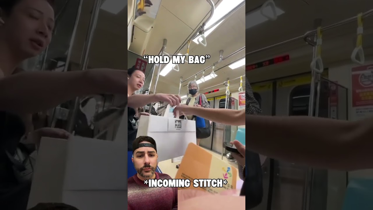 Old woman on train starts a fight and gets what she deserves back!