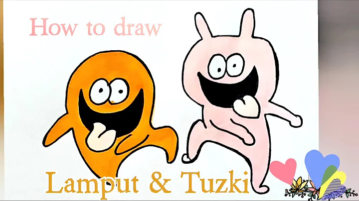 @EZDRAW | How to draw Lamput and Tuzki  | Drawing for beginners step by step |