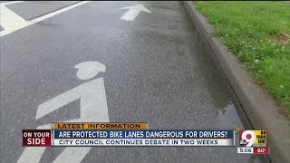 Is protected bike lane really causing more car crashes along Central Parkway?