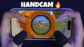 Best HANDCAM 4 Finger + Gyroscope | iPhone 14 Pro ❤️ PUBG Mobile