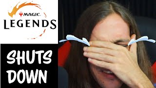 Magic Legends SHUTS DOWN...lesson learned??