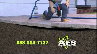 Solutions for Sinking Concrete Slabs | Mudjacking Alternatives | PolyLEVEL™ System