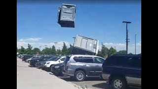 WATCH Fierce Winds Send Porta Potties Flying Into the Air as Colorado Parkgoers Take Cover