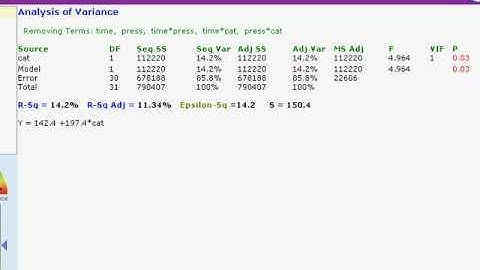 QuikSigma Design of Experiments part 3