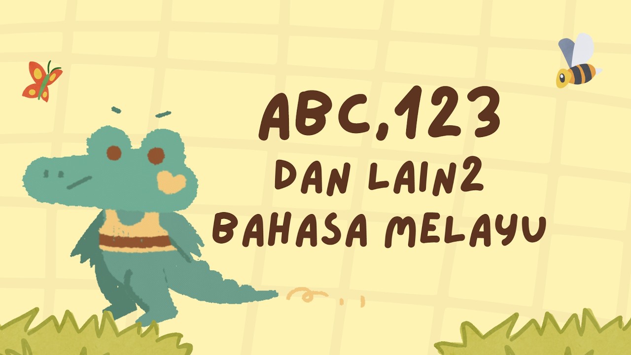 Belajar ABC,123,Anggota Badan dan Organ | ABC Melayu | Abjad | Alphabet | Video ABC Bahasa Melayu