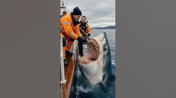 POV:You’re fishing when suddenly a Shark sorprised you#deepseafishing #fishing #ocean #shark #attack