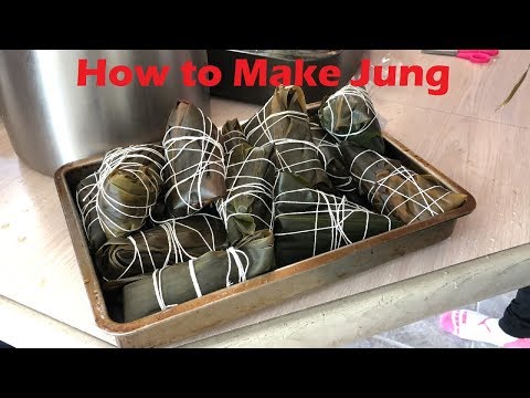 Tutorial: How to Make Jung Zongzi 粽子 Chinese Tamales