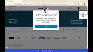 How to replace a damaged card on Capital One