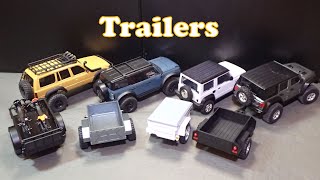 Trailers for Micro Scale Trucks