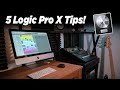 5 Logic Pro X Tips and HACKS to save you time!!