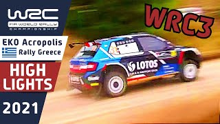 WRC3 Highlights Day 2 : WRC EKO Acropolis Rally Greece 2021. End of Day 2 Results