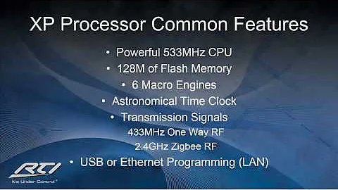 RTI Control Processors