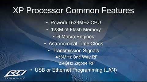 RTI Control Processors