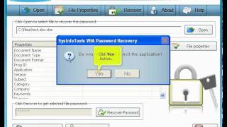 SysInfoTools VBA Password Recovery