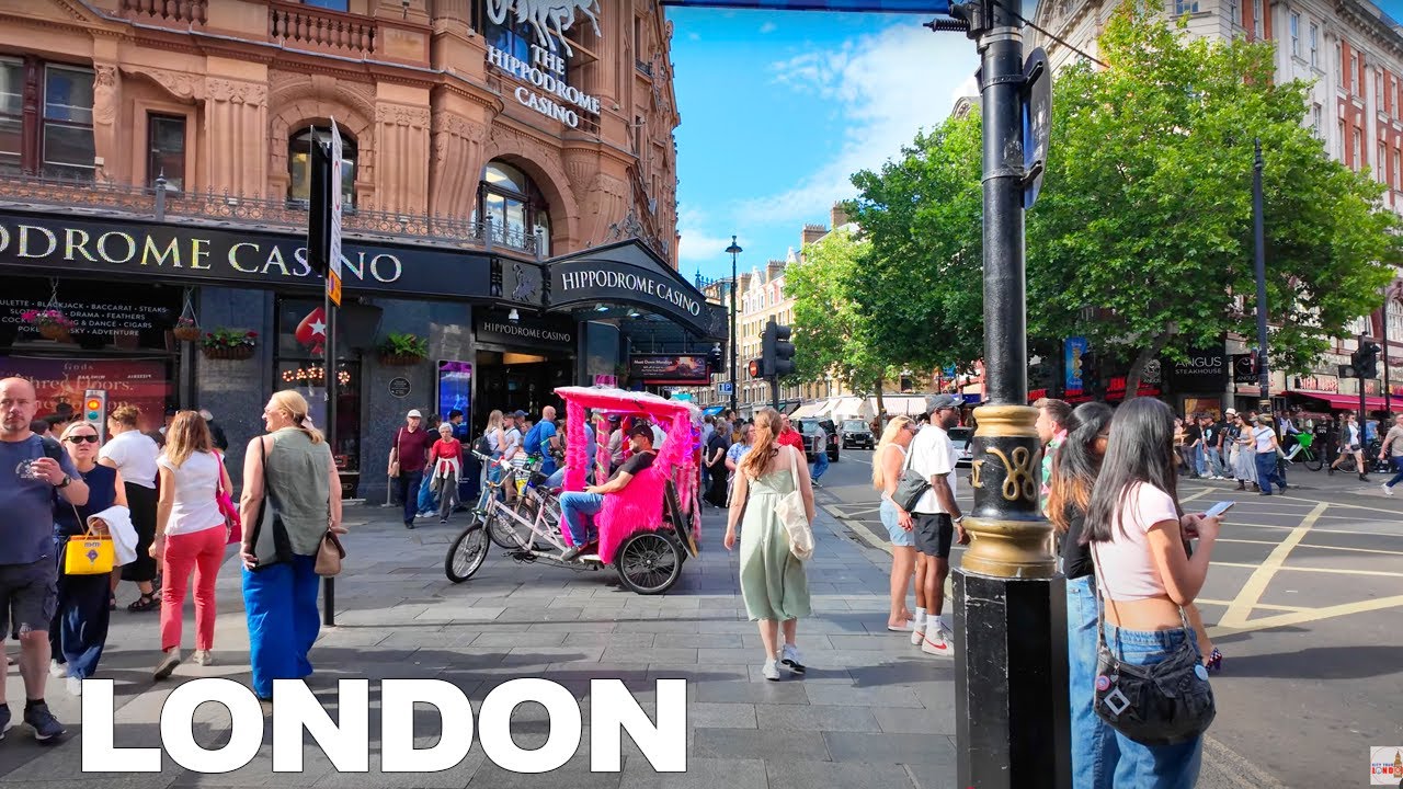 Strand to Covent Garden WalK  Central London Vibes & Street Life | London Summer Walk 4K